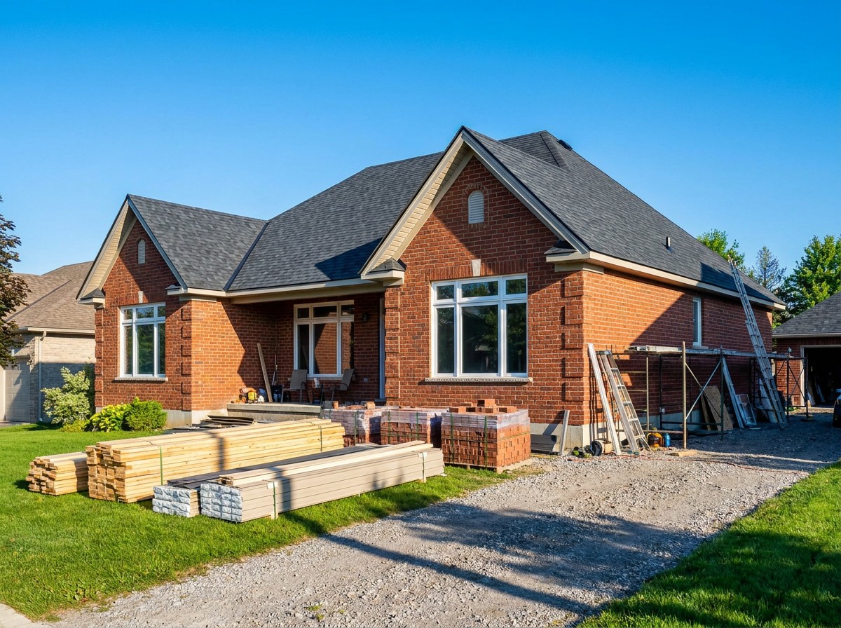 Property undergoing renovation